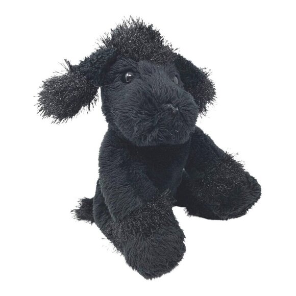 Ganz Webkinz Lil Kinz Black Poodle Plush Toy Stuffed Animal Puppy 6in No Code - Picture 1 of 9